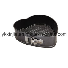 Kitchenware Carbon Steel Heart Springform Pan Bakeware